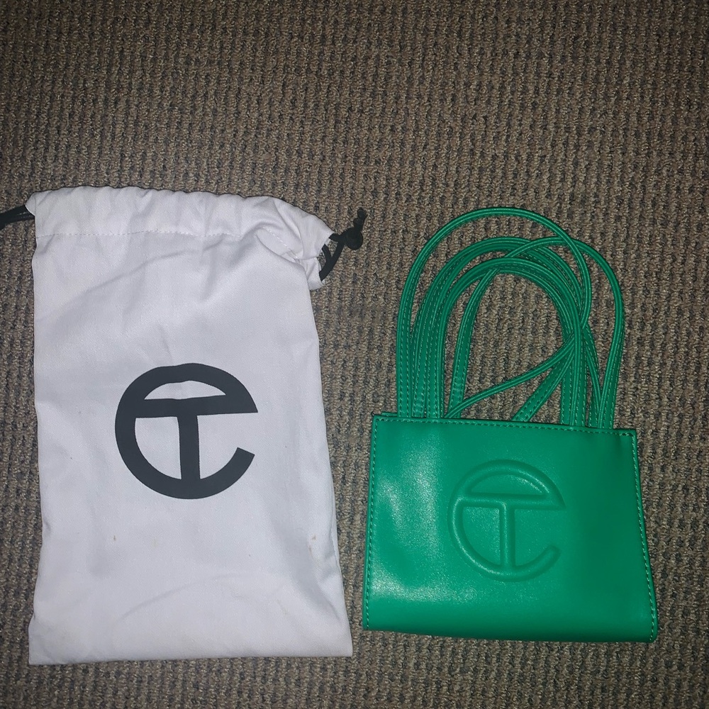 Telfar Green Mini Bag Structured Tote